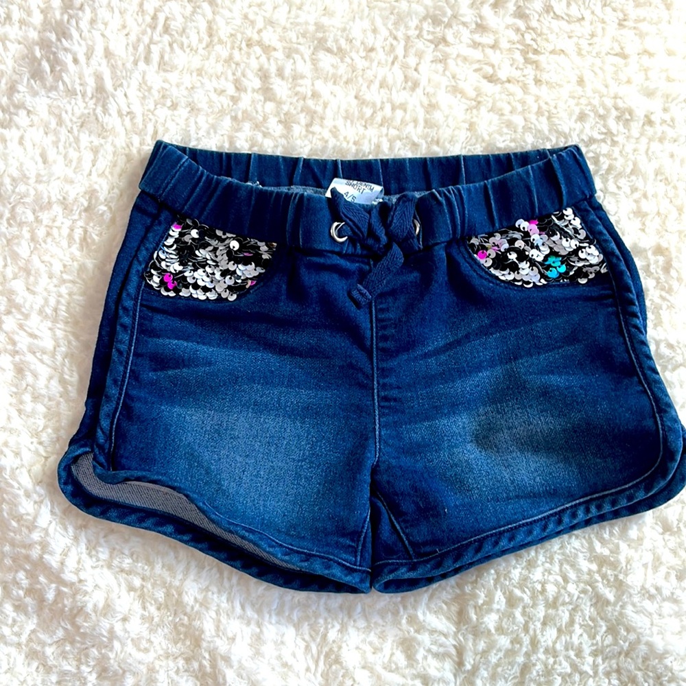 Little Girls Denim Shorts